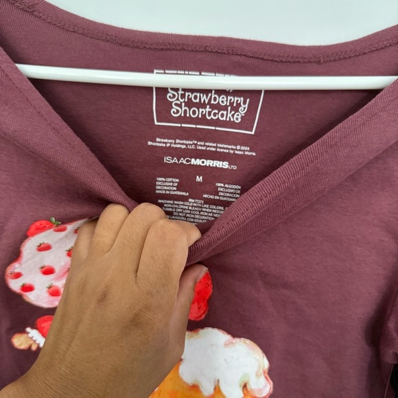 Strawberry Shortcake Women's Long Sleeve Tee - Brown - Picture 6 of 6